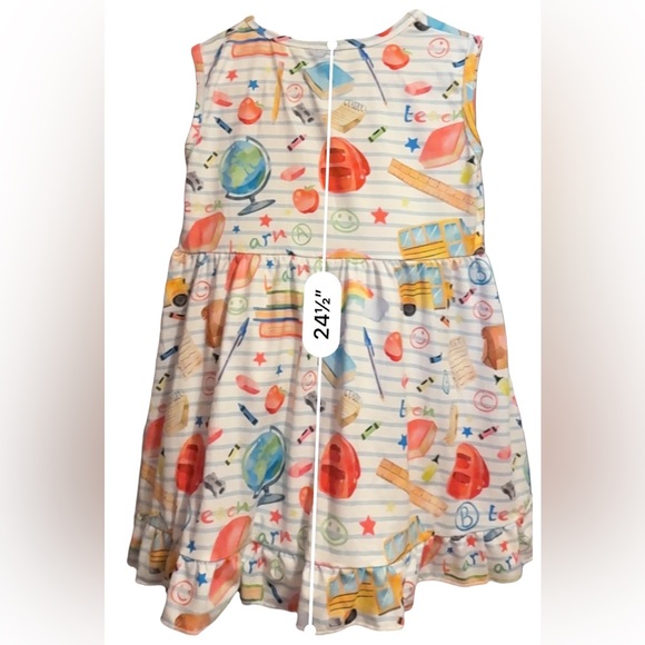 Back to School themed dress - Picture 3 of 4
